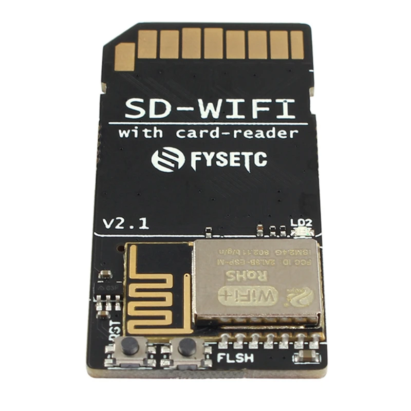 

FYSETC SD-WIFI с модулем считывания карт, встроенный модуль беспроводной передачи данных Espwebdev с USB-последовательным чипом для S6 F6 Turbo