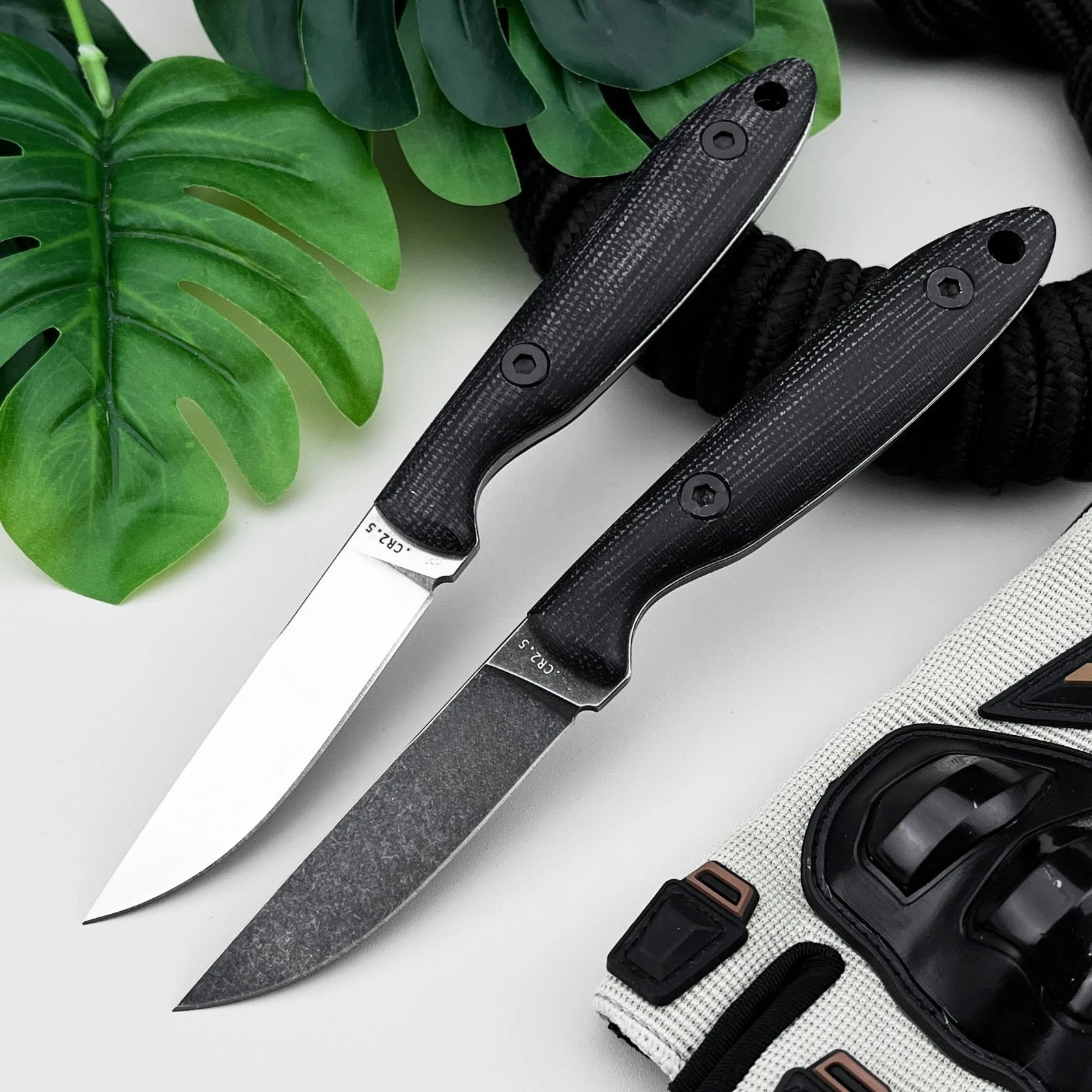 Cuchillo de hoja fija portátil - Dive Knife Titanium reseña y precio