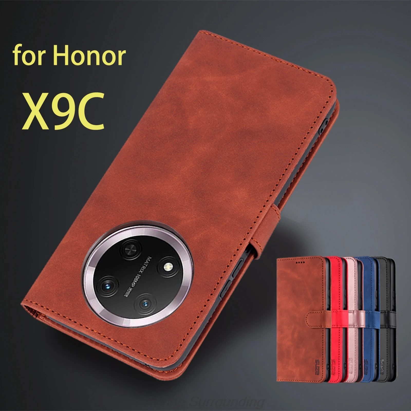 

Card Holder Wallet Case for Huawei Honor X9c X9b X9a X9 Pu Leather Case Flip Holster Phone Cover capa fundas Coque