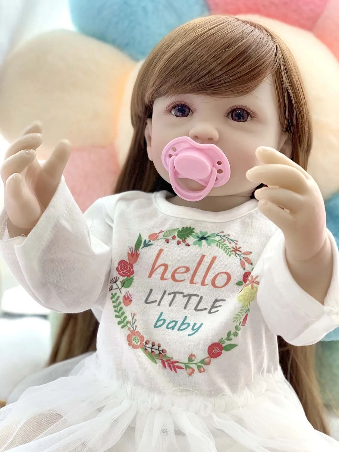 Rubber Qui Pleure Et Fait Pipi Silicone-Reborn-Baby-Dolls-For-Sale Model 55 98Cm Kitpanam Reborn Dolls