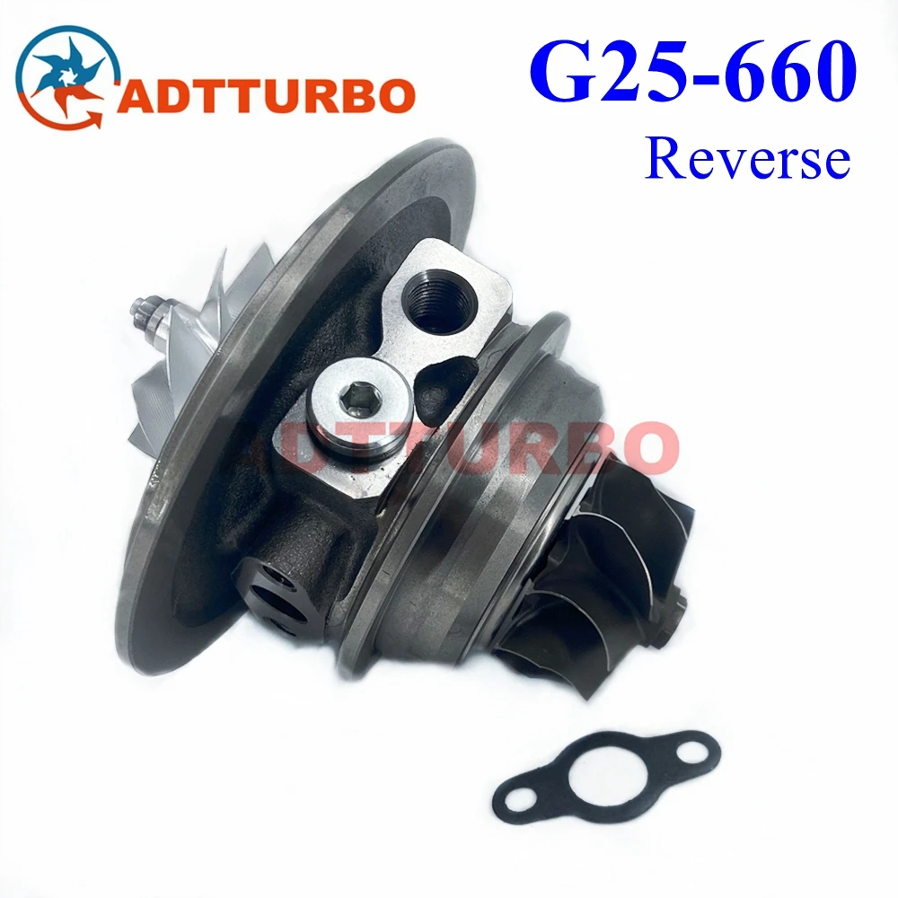 

G25-660 G-SERIES G25 660 Performance Reverse 54mm 877895-5009S Turbo CHRA Ceramic Dual Ball Bearing Turbine Cartridge Billet MFS