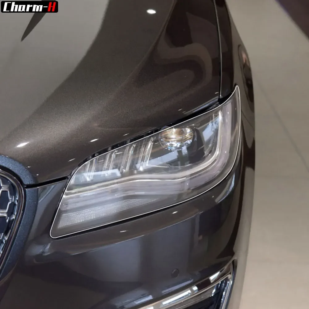 

2X Car Headlight Self Healing Protective Film Transparent TPU Decal Sticker for Lincoln MKZ 2017 2018 2019 2020 Accessorie