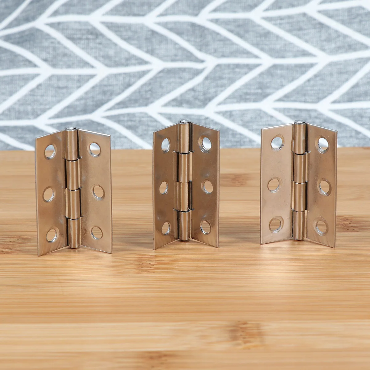 

10Pcs Stainless Steel Hinges Durable Silver 31x1mm Jewelry Box Repair Cabinet Drawer Cupboard Hardware Set Window Hinges