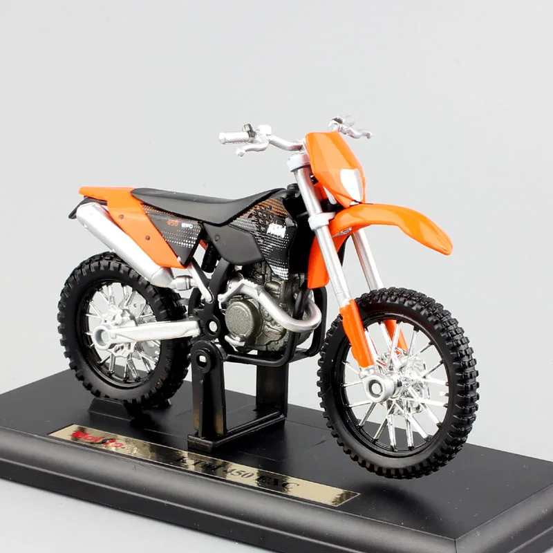 1/18 Skala Maisto KTM 450 SX SXF EXC Racing RC 8C RC390 690 SMC R 640 Duke II Rally Model motocykla Diecast Dirt Bike Vehicles