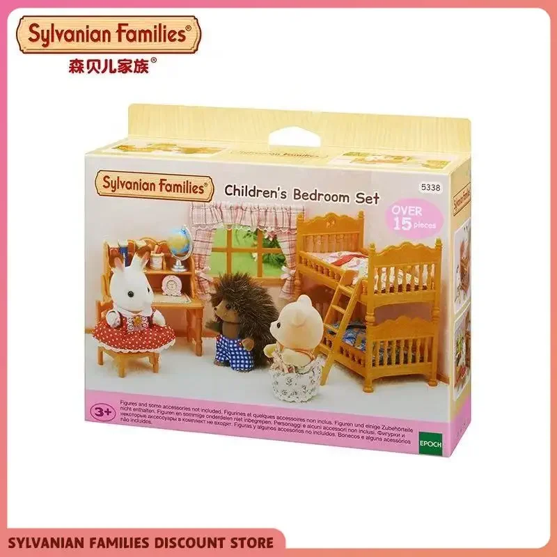 Sylvanian-Juego de muebles para familias, juego de simulación para niñas, accesorios para casa de muñecas, colección de figuras, regalos de cumpleaños para bebés y niños