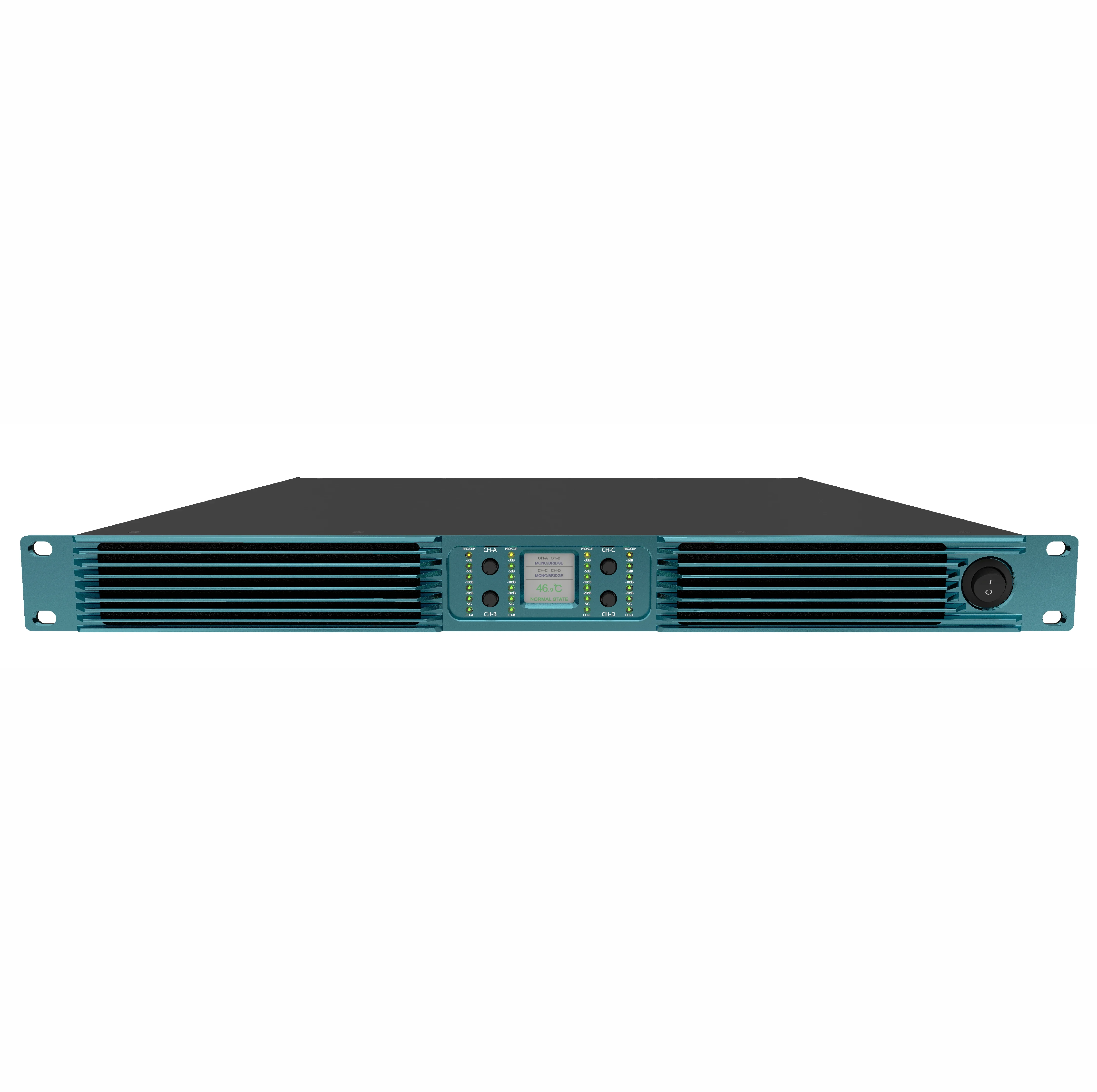 Nuevo Amplificador Clase D digital 4 canales * 1600W  high power amplifier system audio PA Power Amplifier subwoofer