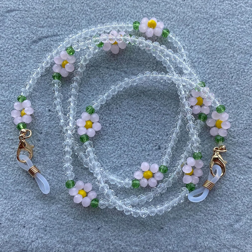 

1pc Multi-Purpose Glasses Anti-Lost Chain Stylish Neck Chain For Eyeglasses Sunglasses Mask Sweater Hanging Flower Necklace