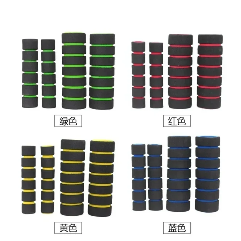 غطاء مقبض مطاطي مانع للانزلاق شامل للدراجة النارية ، غطاء الفرامل ، تمويه البوق ، مقبض الغاز ، إسفنجة السكوتر الكهربائية