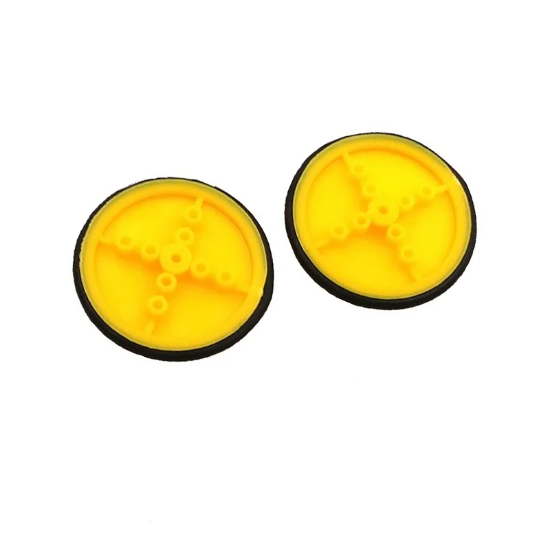 410 고무 휠 로봇 타이어 TT 모터 로봇 지능형 자동차 플랫폼 트롤리 전자 디자인 장난감