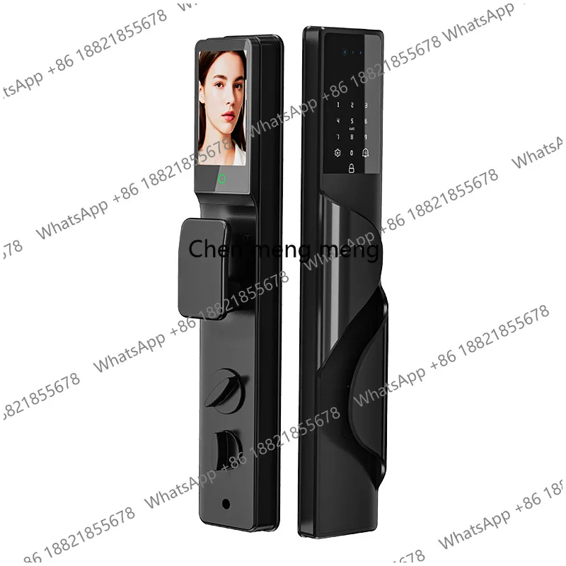 Waterproof fingerprint password facial recognition home graffiti electronic lock remote high quality intelligent