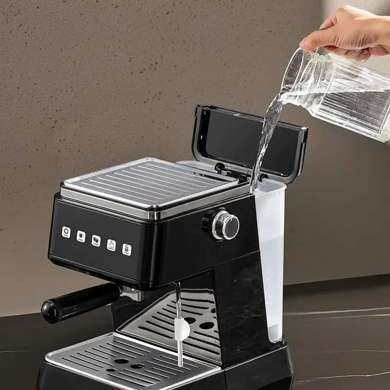 for Italian Coffee Machine Semi Automatic High Pressure Extraction Milk Foam Smart Color Screen Small Household Mini