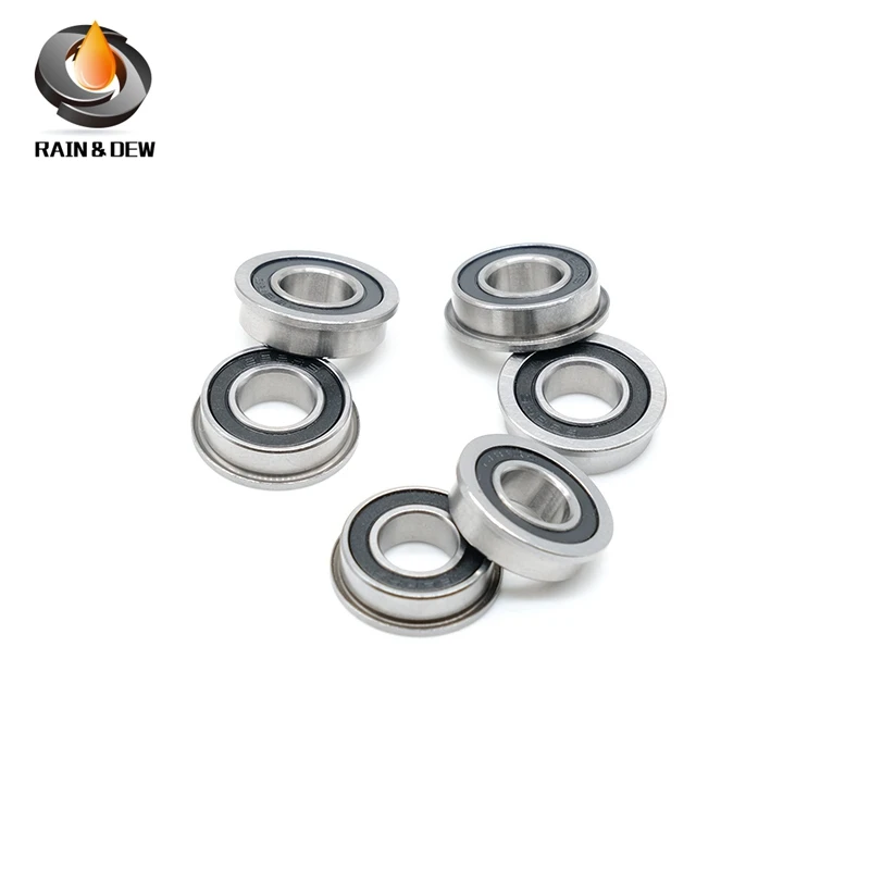 

F688 2RS Bearing 8x16x5 mm 5PCS ABEC-7 Flanged Miniature Ball Bearings F688 RS F688RS For 3D Printer