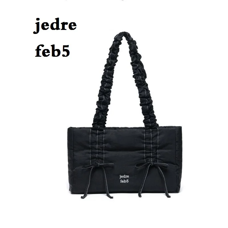 Korea JEDREFEB5 Luxury Designer Brand Handbags Women's Commuter Shoulder Underarm Bag Large Capacity Nylon Tote Bags for Girl