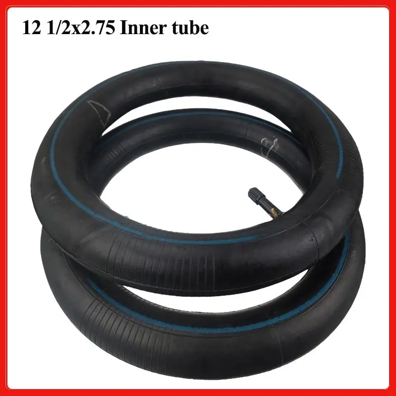 

Replacement 12 1/2 x 2.75 Bicycle Tube with Curved Mouth for Enhanced Puncture Resistance
