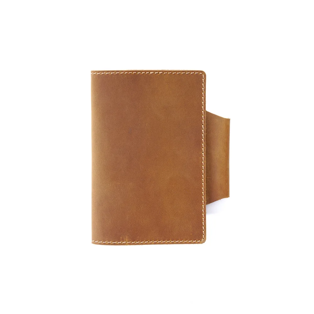 Couverture de magazine en cuir de vachette, carnet de voyage, journal intime