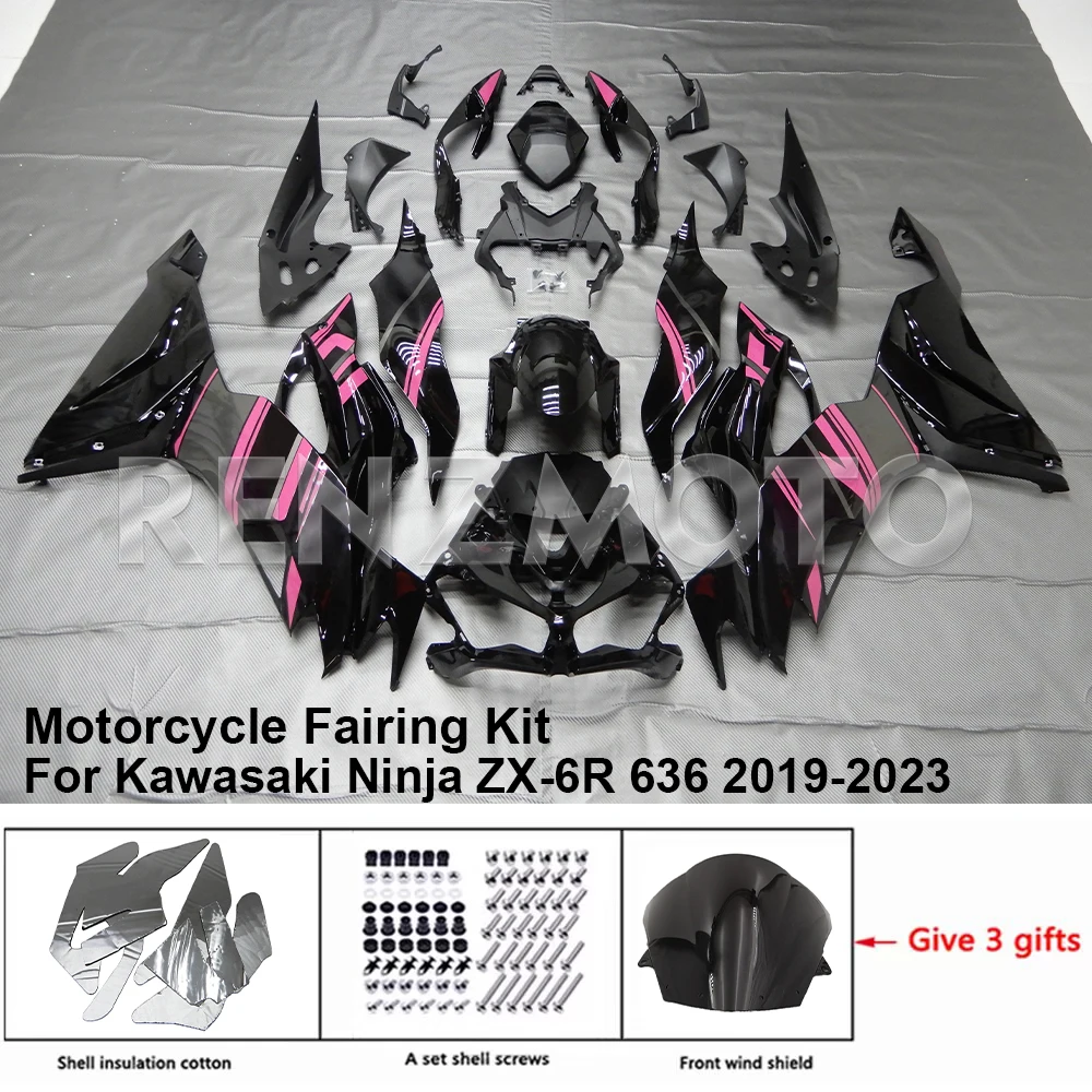 

Обтекатель для Kawasaki Ninja ZX-6R 636 19-23, набор для тела мотоцикла, декоративная пластиковая защитная пластина, аксессуары, оболочка