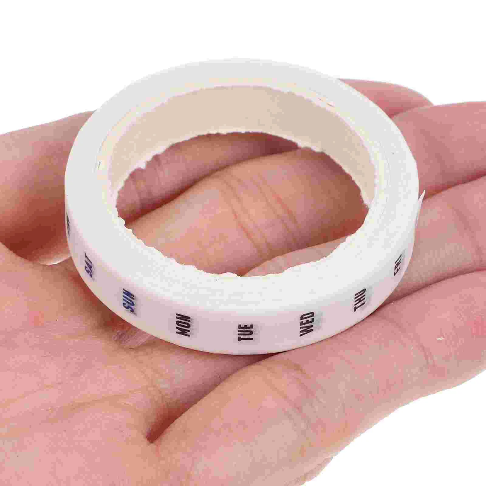 4 Rolls Time Washi Tape Decorating Scrapbooking Napkin Holders Date Day Paper Lapel Pins Decorative Adhesive Week Tapes