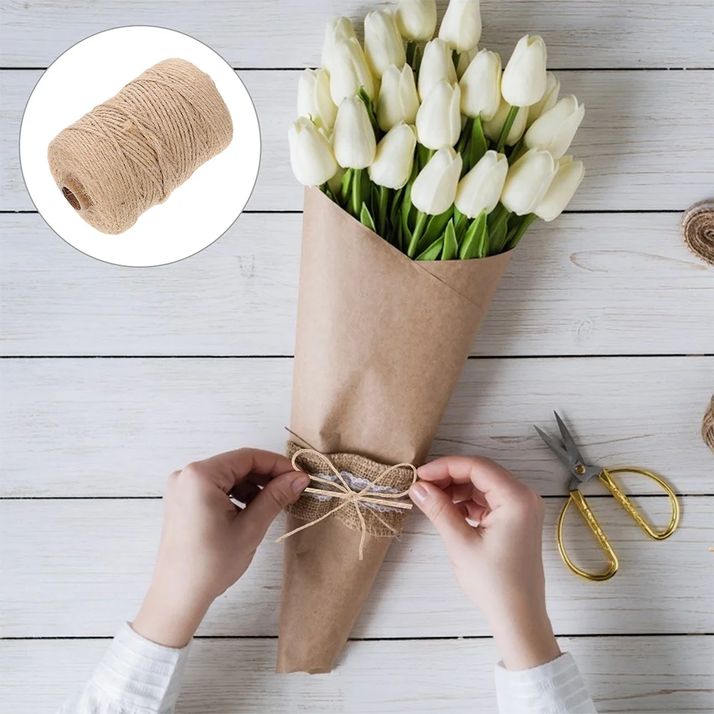 Thick Twine Rope Jute Birthday Decoration for Girl Wedding Supply Coat Hanger Numb Accessory