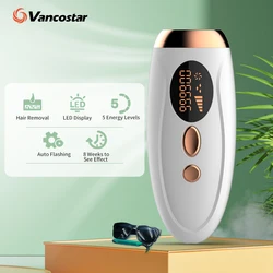 Depiladora láser para hombres y mujeres, recortador de Bikini permanente, LED, eliminador de vello Facial IPL, 999900 Flashes, envío directo