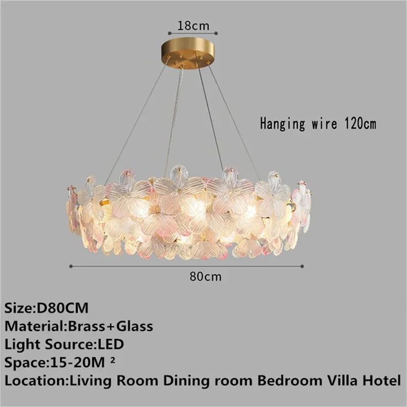 OULALA Contemporary Brass Pendent Lamp Luxury Fashion Living Room Dining Room Bedroom Villa Hotel Sample Room Chandelier