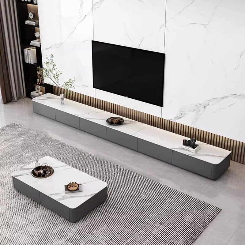 Minimalist Italian Tv Stand Modern Luxury Floor Coffee Table Tv Stand Shelf Modern Rack Suspenso Para Sala Para Tv Furniture