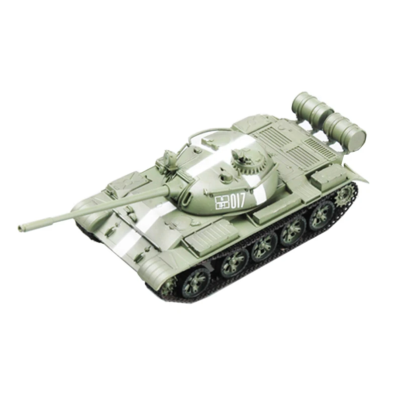 Easymodel 35024 1/72 T-55 tentara Soviet T55 Model Tank tempur utama selesai militer statis plastik Model koleksi mainan atau hadiah