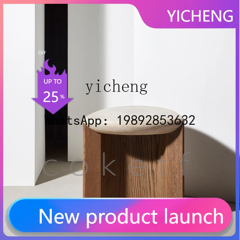 

special-shaped living room sofa natural marble cave stone edge table small apartment high-end small coffee table