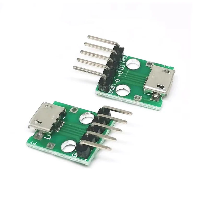 

20PCS MICRO USB To DIP Adapter 5pin Female Connector B Type PCB Converter Breadboard Switch Board SMT Mother Seat
