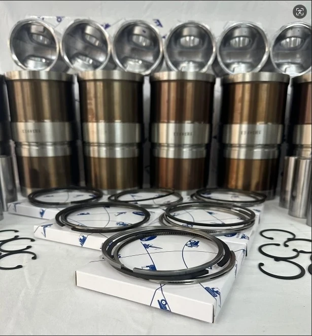 

New excavator engine parts 6D114 direct injection engine repair kit piston bushing piston ring piston pin suitable for Cummins