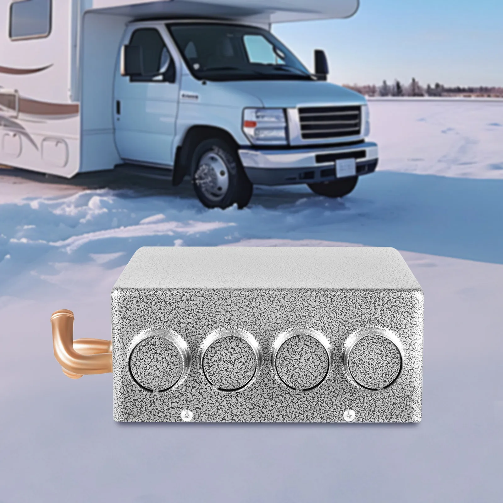 

Усовершенствованный универсальный вспомогательный отопитель под приборную панель с регулировкой скорости для автомобилей, грузовиков, минивэнов, экскаваторов, комбайнов, 12В