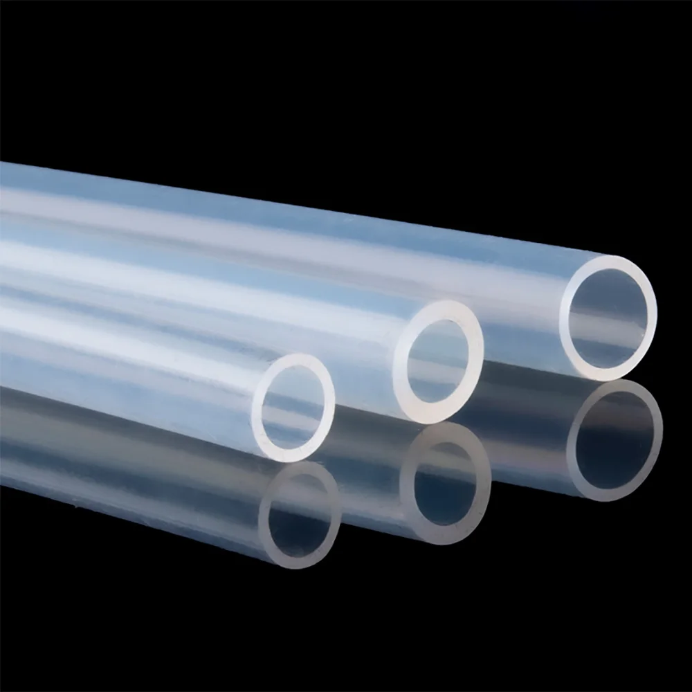 10Meter Food Grade Clear Transparent Silicone Rubber Hose Flexible Nontoxic Silicone Tube ID 0.3/0.5/0.7/0.8/1/1.2/1.5/1.6/1.8mm
