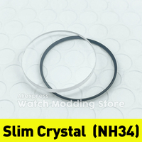 NH34 Compatible Slim Sapphire Crystal – Flat Crystal Fit for SKX SRPD with SKX007 Bezel Inserts Mod