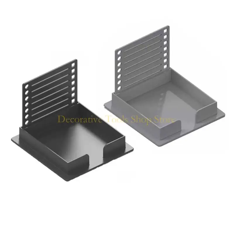 QX2E قالب استنسل ملاحظات لاصق مكون من قطعتين لمشاركات تخزين الأدوات المكتبية المريحة وحامل الملاحظات ومنظمات المخطط اليومي