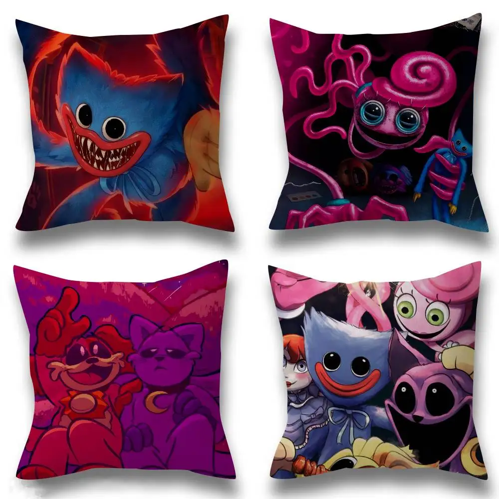 Maple Design Cushion Cover Happy Autumn Harvest decor Holiday Decorati Pillow Cover Video Game Funny P-Poppy Playtimes