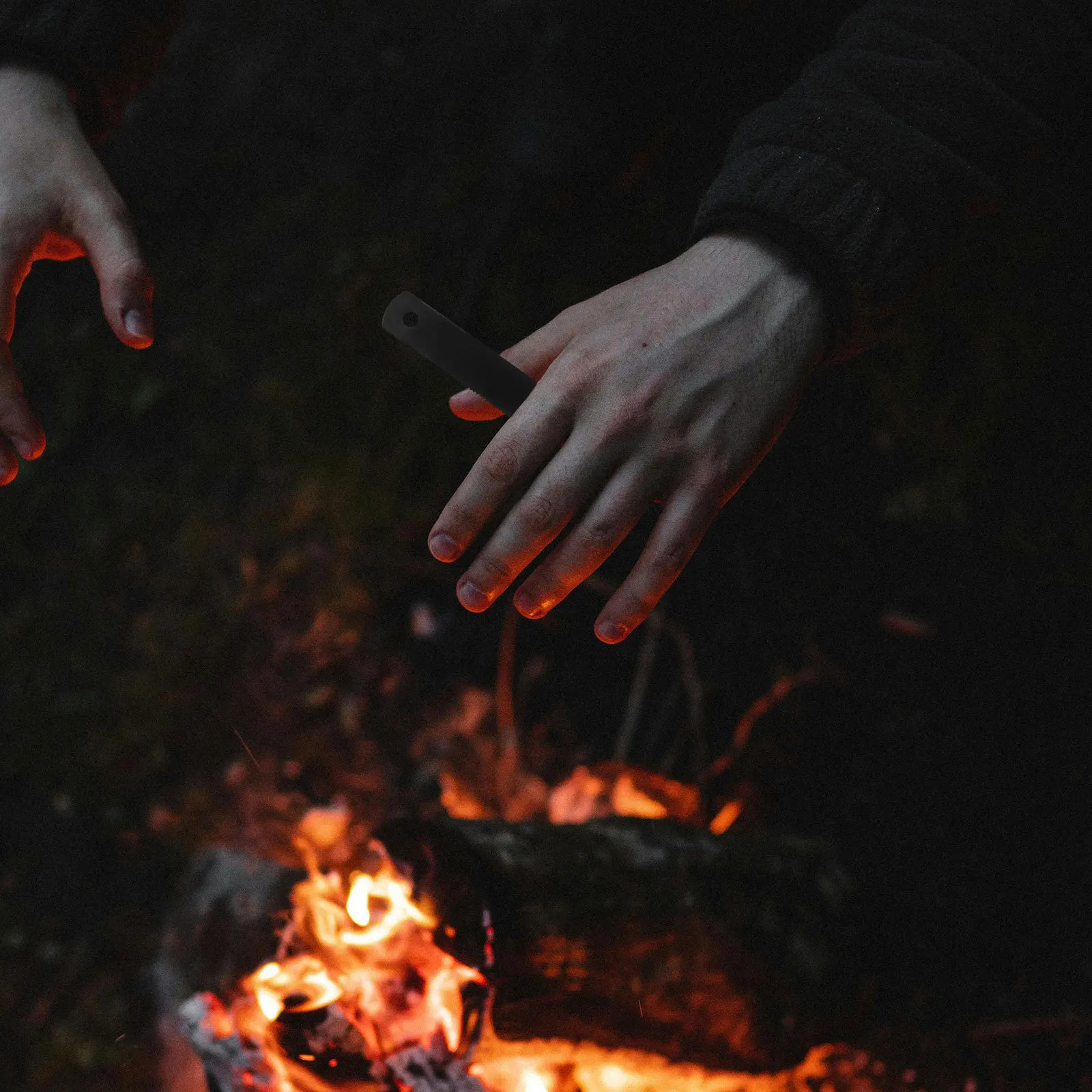 

10Pcs Fire Starter Scrapers Serrated Steel Rods Survival Kit for Outdoor Camping Hiking Emergency Fire Starting Portable Gear