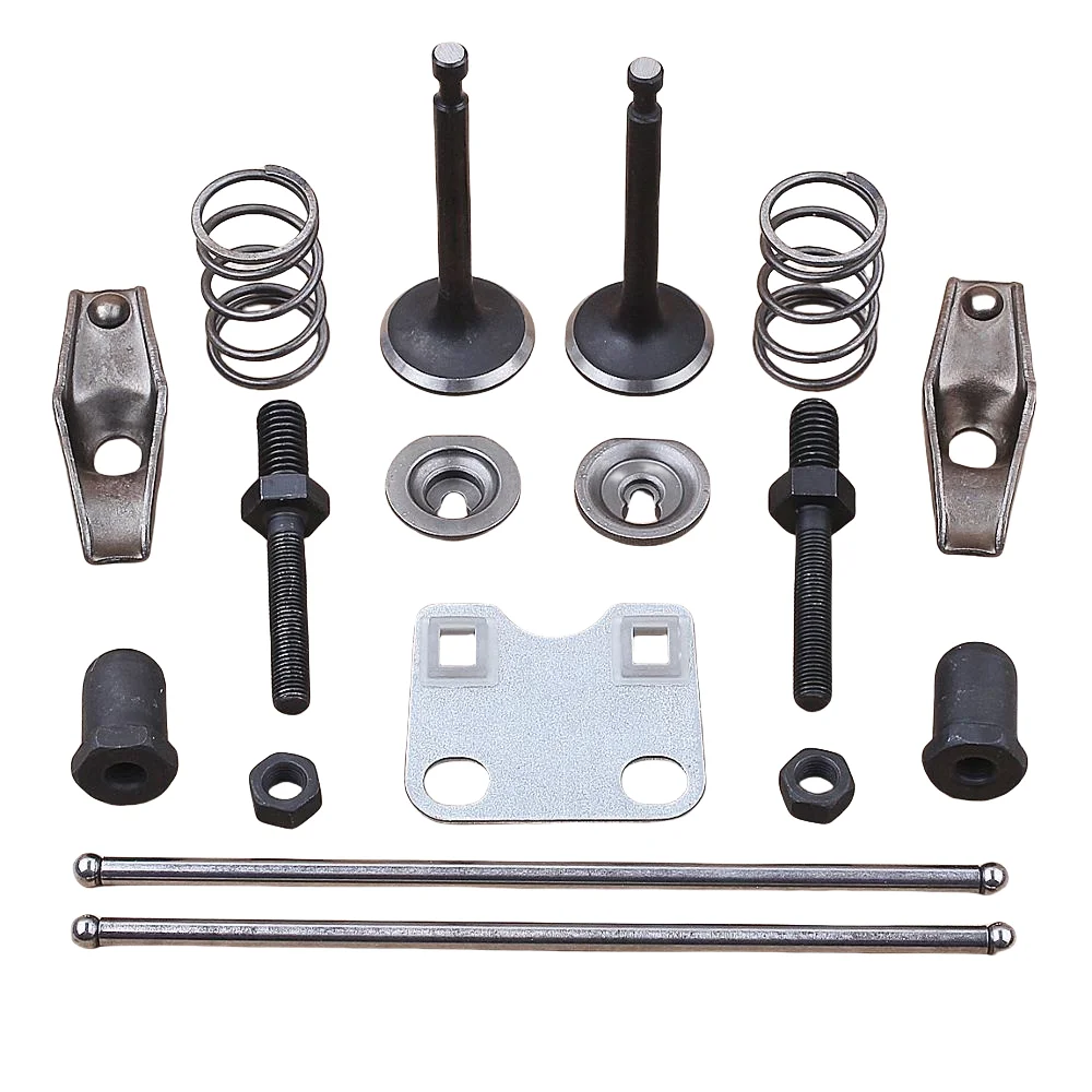 Valve Rocker Arm Push Rod Guide Plate Set for Honda GX160 GX200 5.5HP 6.5HP 168F Generator Water Pump Trimmer Brush Cutter Machi