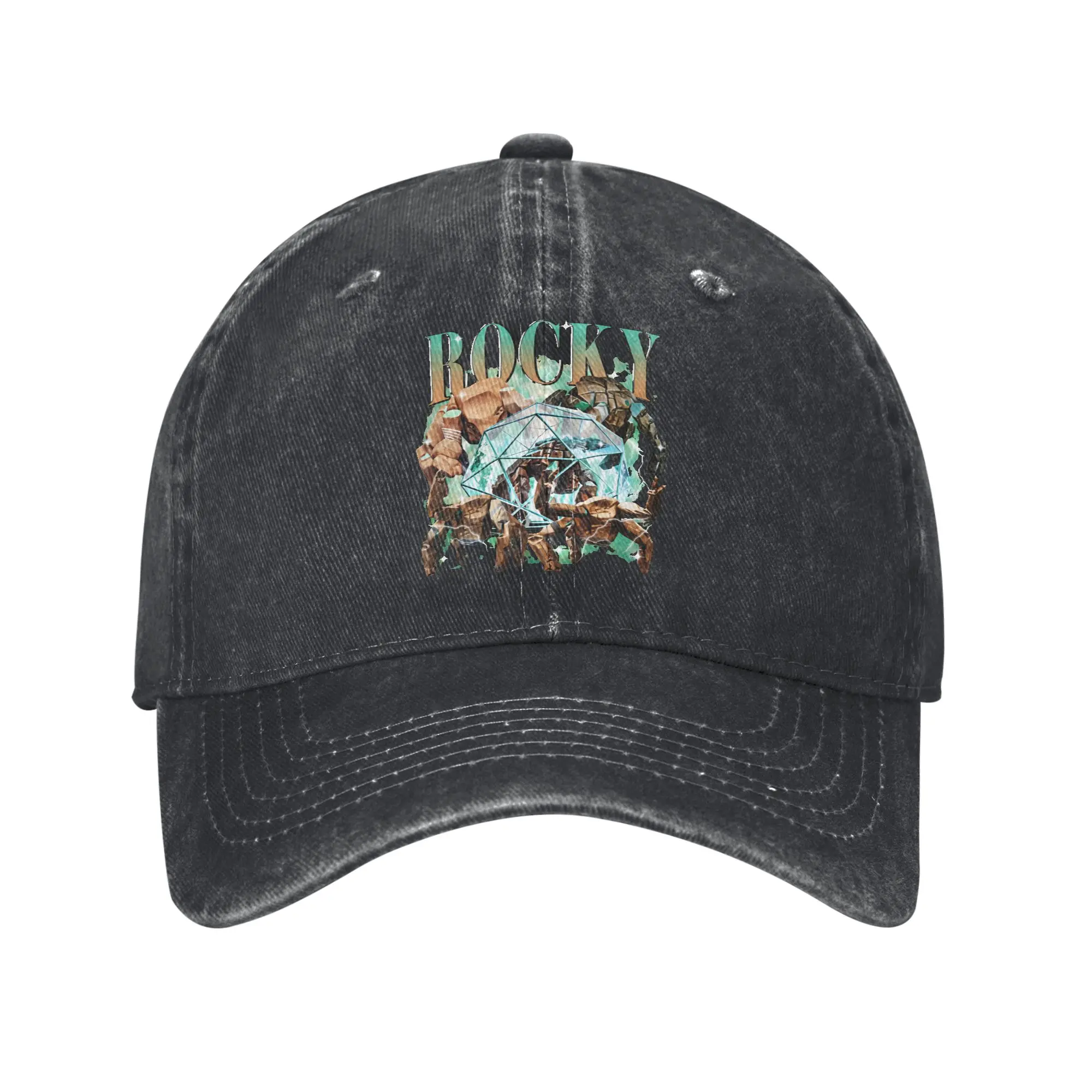 Eridani-Rocky Bootleg Project Hail Mary Baseball Cap Unisex Distressed Denim Snapback Hat  Outdoor All Seasons Travel Soft Hats