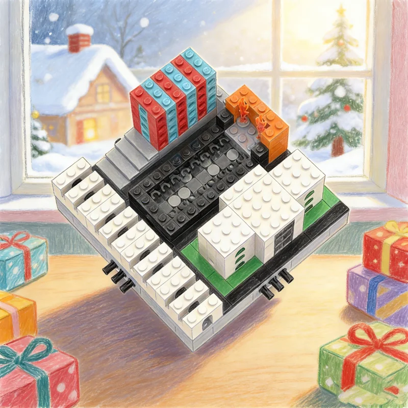 

309pcs MOC Architecture Big City Part 3 Model Building Blocks Toys Christmas Gifts Creative Idea Education Brick Birthday