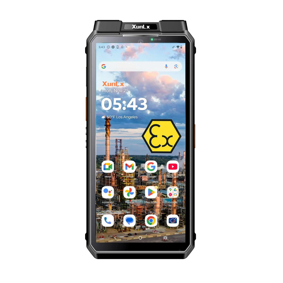 

Explosion-proof Mobile Phone Ip68 Rugged Intrinsically Safe Phone 32MP + 64MP Camera ATEX Zone 2 Mobile Phone