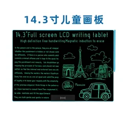 14.3 Inches Rechargeable Lcd Blackboard Writing Tablet Electronic Drawing Board Graphic Doodle Handwriting Pads Gift Office