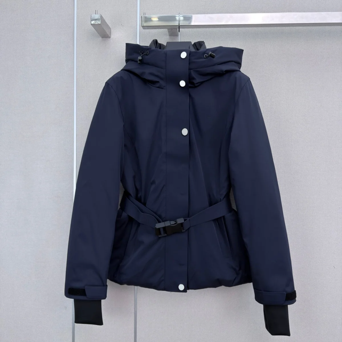 2026 high-quality women's waistband, waist cinching hood, short jacket with cotton clip--2026090180