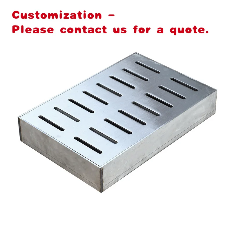 

custom.Kitchen Sewer Grate Cover 304 Stainless Steel 201 Square Manhole Cover Rainwater Drain Grate