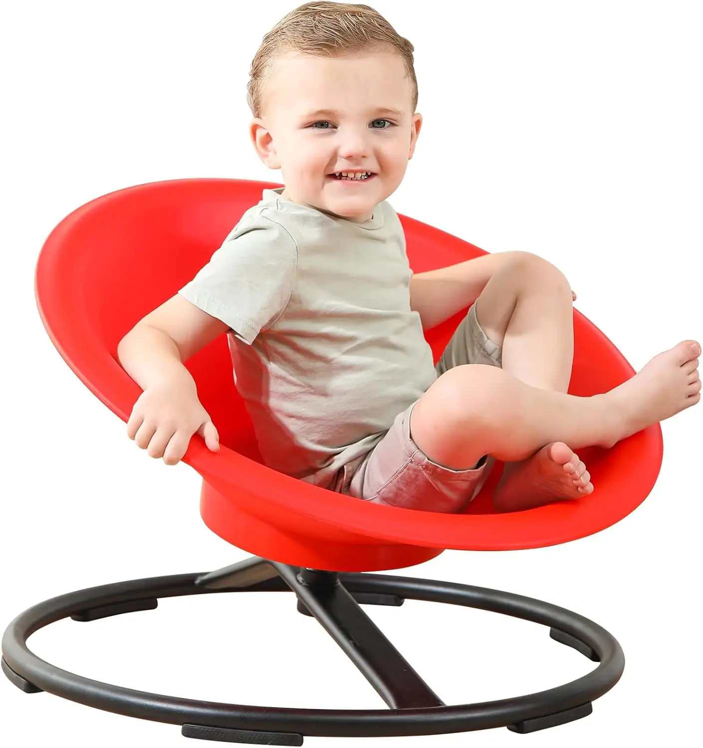 Chair for Autistic Kids, Sit and Spin Toys for Age 3+, Sensory Swivel Chair Enhancing Motor Skills, Educational Indoor