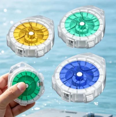 New Detachable Portable Carbon Spool Box Multifunction Fishing Line Winding Board Anti Reverse Built In Cutter Fishing Gear