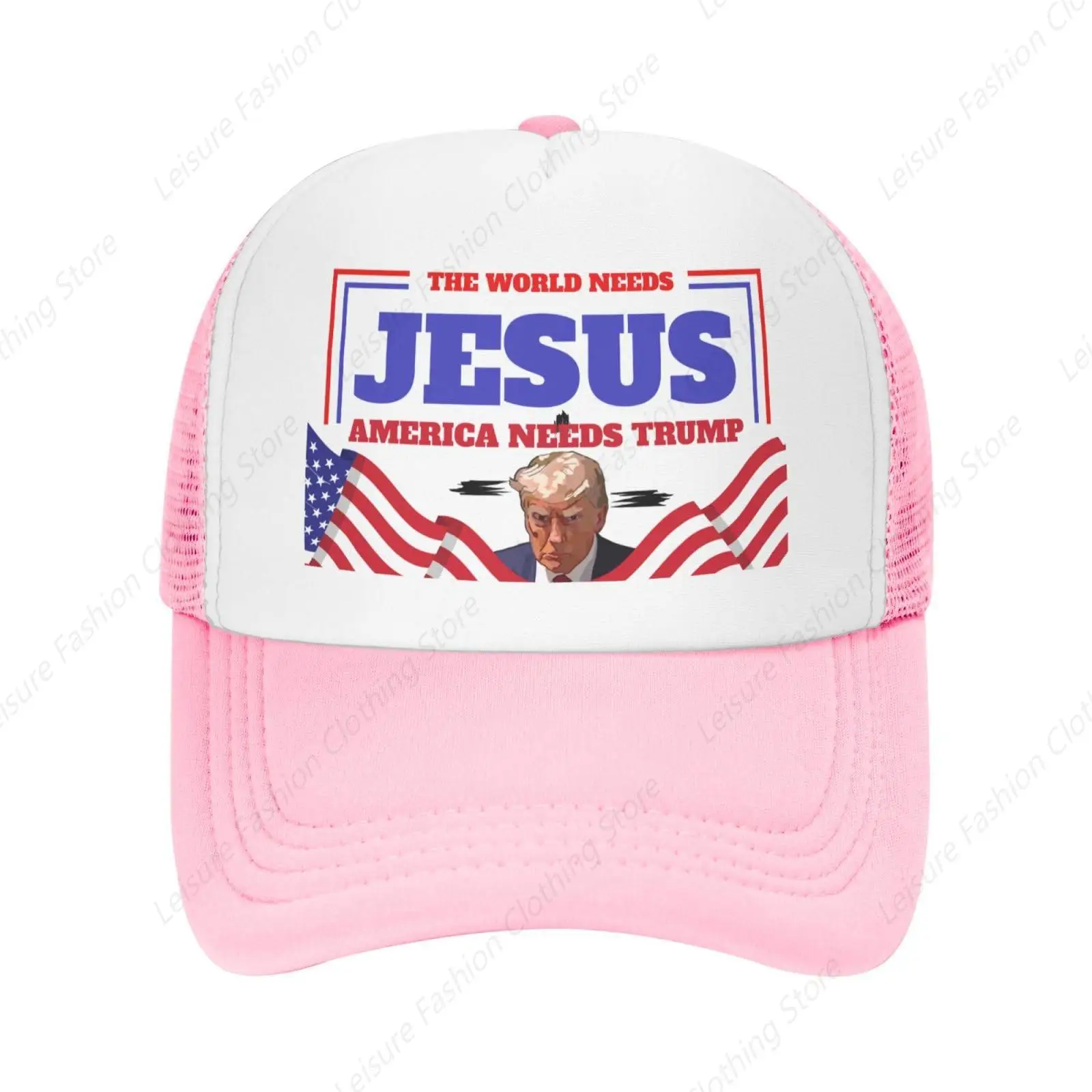 Шапка с изображением Иисуса и Америки для мужчин