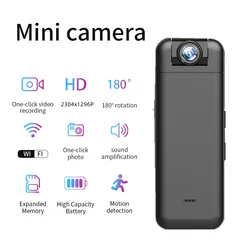 Mini Câmera IP Portátil, Wi-Fi, Gravador de Vídeo Digital, Visão Noturna, DVR, Monitor do Bebê, Vestível, Polícia Corpo Pequeno