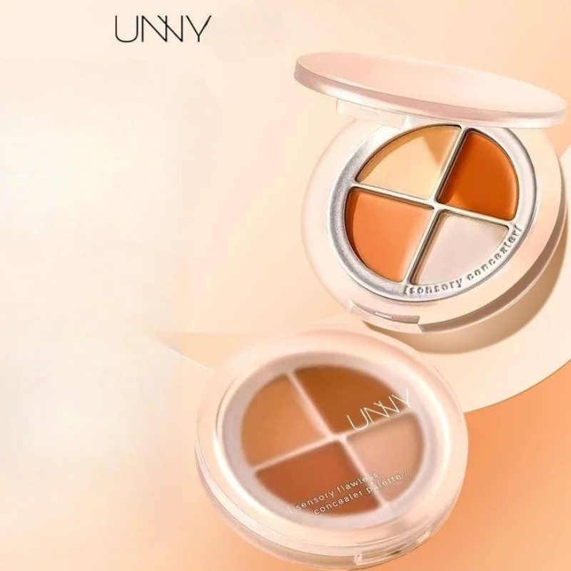 คอนซีลเลอร์เนื้อครีม 4 สี UNNY ปกปิดจุดด่างดำ รอยคล้ำใต้ตา ปรับผิวให้กระจ่างใส ติดทนนาน