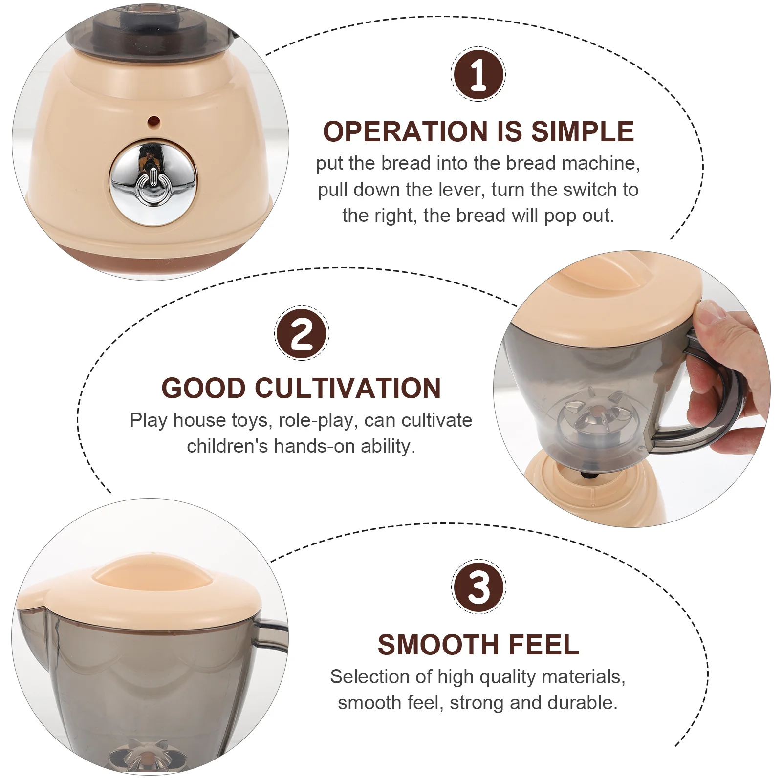 قطعة واحدة من آلة العصير المصغرة للأطفال - أداة تعليمية ممتعة بتأثير الصوت هدية للأطفال #1