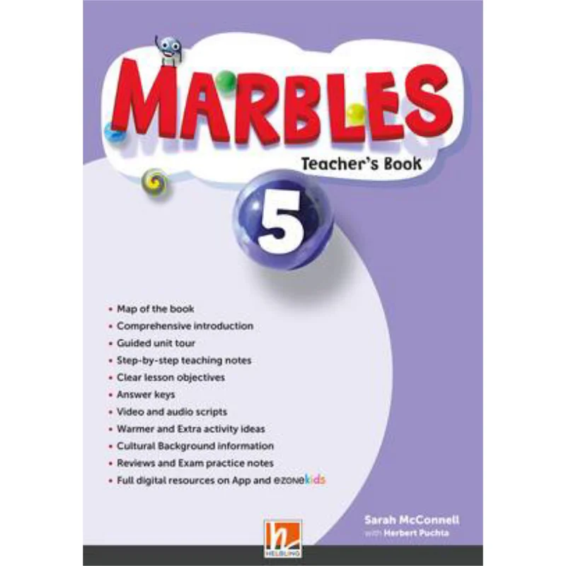 

Marbles Teachers Book 5 App Ezonekids Herbert Puchta HELBLING Publishing House 9783990897713 Book