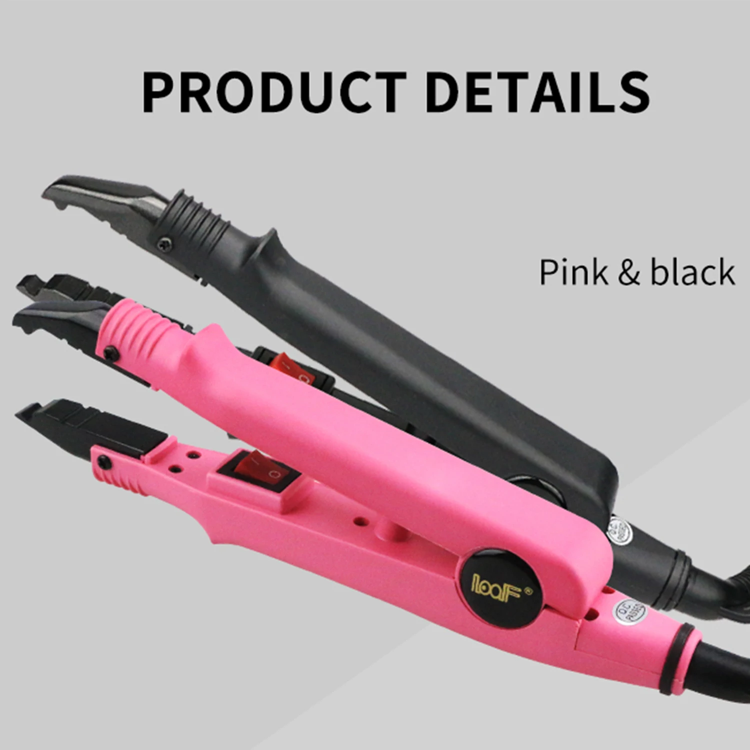 المهنية الشعر التمديد أداة موصل الشعر الانصهار الحرارة الحديد موصل قابل للتعديل درجة الحرارة ذوبان أداة المملكة المتحدة/الولايات المتحدة/الاتحاد الأوروبي التوصيل